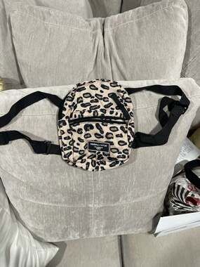 Kendall + Kylie Los Angeles Studio 90012 Leopard Print Mini Backpack Bag